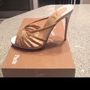 Christian Louboutin Rafimuli white sole 120